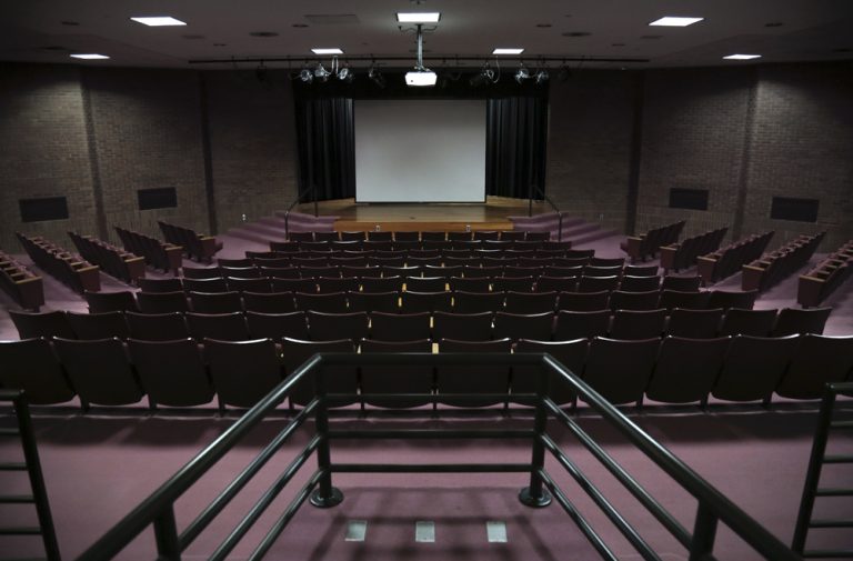 Livonia Public Library| image: AuditoriumBefore1-768×505