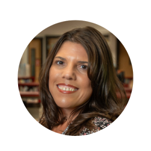 Headshot of Karen Smith, Head of Children's Services overseeing children and teen programs and collections, school visits, and Summer Reading