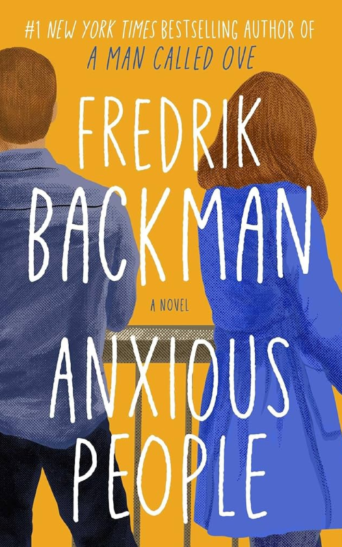Livonia Public Library| image: anxious-people-fredrik-backman-book-cover
